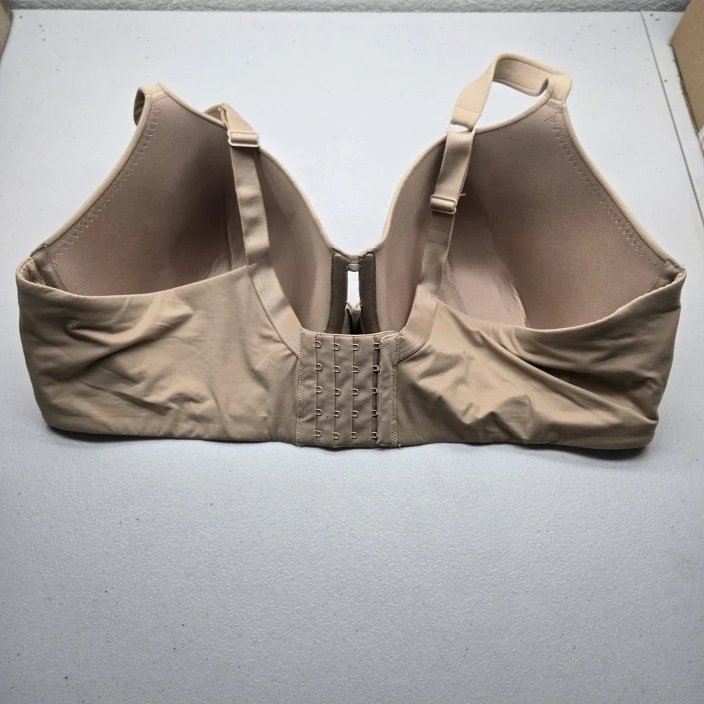 Ambrielle Women Bra 44DDD Beige Super Soft Full Coverage T Shirt Underwired